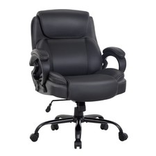 Big and Tall Office Chair 400lbs Wide Seat Ergonomic Desk Chair with Lumbar S...