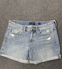 Lucky Brand Jean Boyfriend Shorts Size 10/30