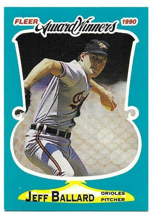 JEFF BALLARD 1990 FLEER AWARD WINNERS CARD NM-MT CONDITION