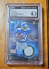 2014 Topps - Rookie Patch Odell Beckham Jr. #TRP-OB (MEM, RC) CGC 8.5