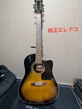 Epiphone AJ-220SCE VS Acoustic Electric Guitar Low Action Tested Works