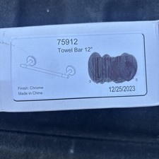 NEW Delta Trinsic Collection 12" Towel Bar - Chrome 75912