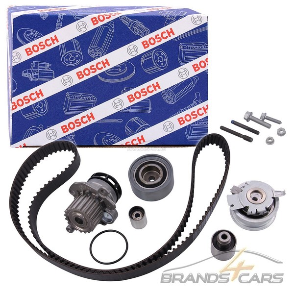 Bosch Zahnriemensatz +Wasserpumpe FÜR Audi A3 8P 2.0 TDI Cbaa Cbab Cbbb BJ 03-10-image