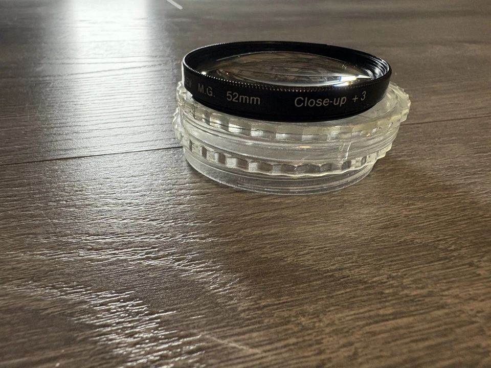 Rolev M.G. 52mm Close Up +3 CAMERA Lens FILTER DIGITAL OR FILM - Image 3 of 4