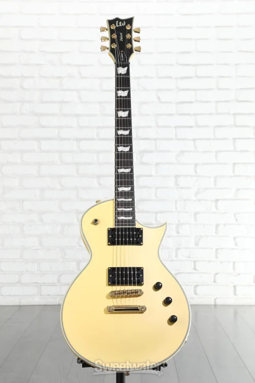 ESP LTD EC-1000T CTM Electric Guitar - Vintage Gold Satin