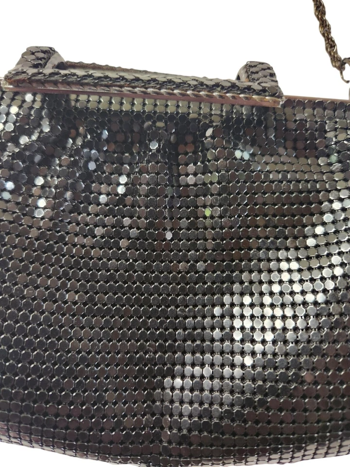 Black Sequin Evening Bag Chain Strap Satin Interior The Limited NWT party  - Image 2 of 4