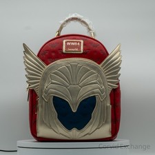 Image of Loungefly DC Comics Wonder Woman 1984 WW84 Golden Eagle Armor Mini Backpack NWT