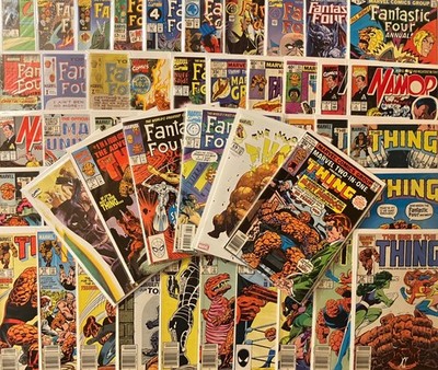 Fantastic Four The Thing Marvel Comics Lot 55 Books - SEE PHOTOS! FREE SHIPPING!