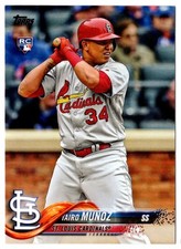 2018 Topps Update Rainbow Foil Yairo Munoz Rookie St. Louis Cardinals #US274