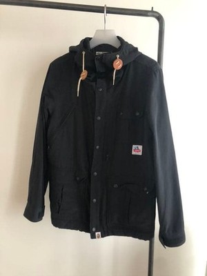A Bathing Ape BAPE 60/40 Cloth Mountain Parka Jacket Black Size M Japan Vintage