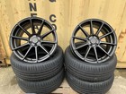 18 BLACK ALLOYS + TYRES AUDI A1 TT MG ZS SEAT ARONA IBIZA LEON VW GOLF POLO