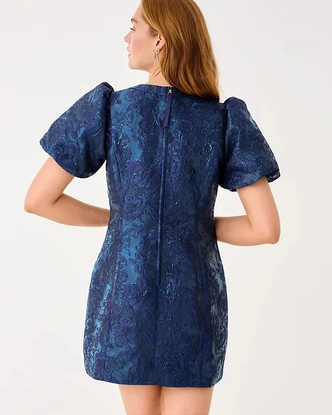 Новый с ценниками комбинезон Lilly Pulitzer Amelie Shift цвет: Low Tide темно-синий паслен, размер!!. - Изображение 2 из 4