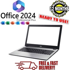 Acer Aspire V3-574G Win10 Pro Office 2024 i7 8GB 256GB SSD Cheap Fast Laptop