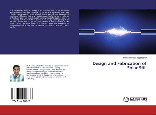 Design And Fabrication Of Solar Still Krishnamoorthi Alagarsamy-image
