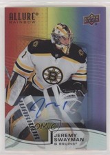 2021-22 Upper Deck Allure Rainbow Full Auto Jeremy Swayman #R-35 Auto au7