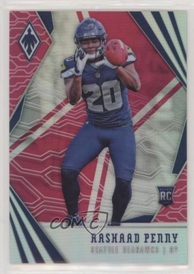 2018 Panini Phoenix Rookies Pink 47/199 Rashaad Penny #110 Rookie RC 8k4