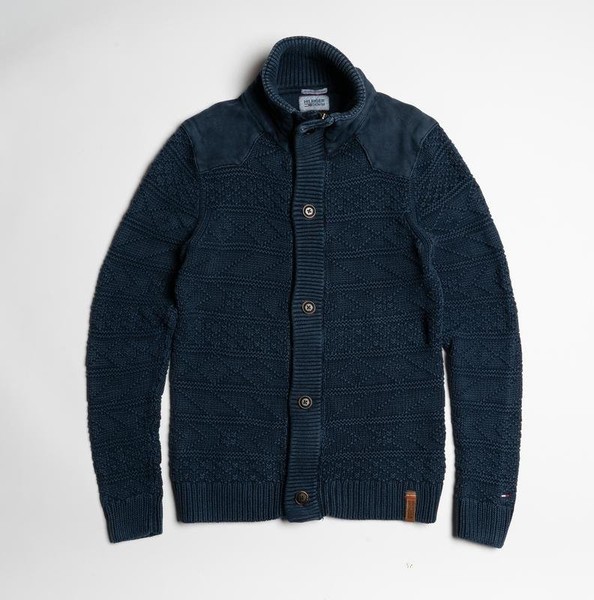 Men Tommy Hilfiger Sweater Navy Cotton 36 / S / 44 #31G1