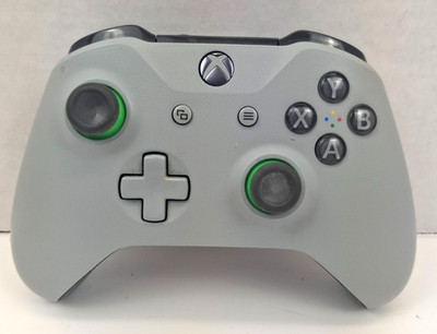 Xbox One Wireless Controller Gray Green OEM Model 1708 Tested Works
