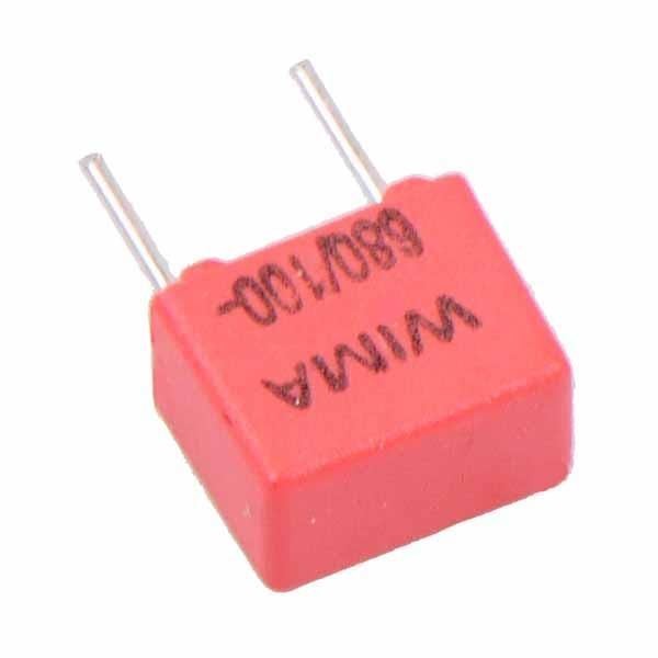 5 x 2.2nF 100V Polypropylene 5mm Capacitor ±2.5% Wima FKP2