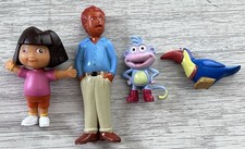Mattel Dora The Explorer 2" Figure Doll Boots The Monkey parrot Father