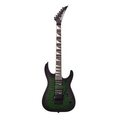 Jackson JS32Q DKA Dinky Arch Top Guitar Shredder (Transparent Green Burst)