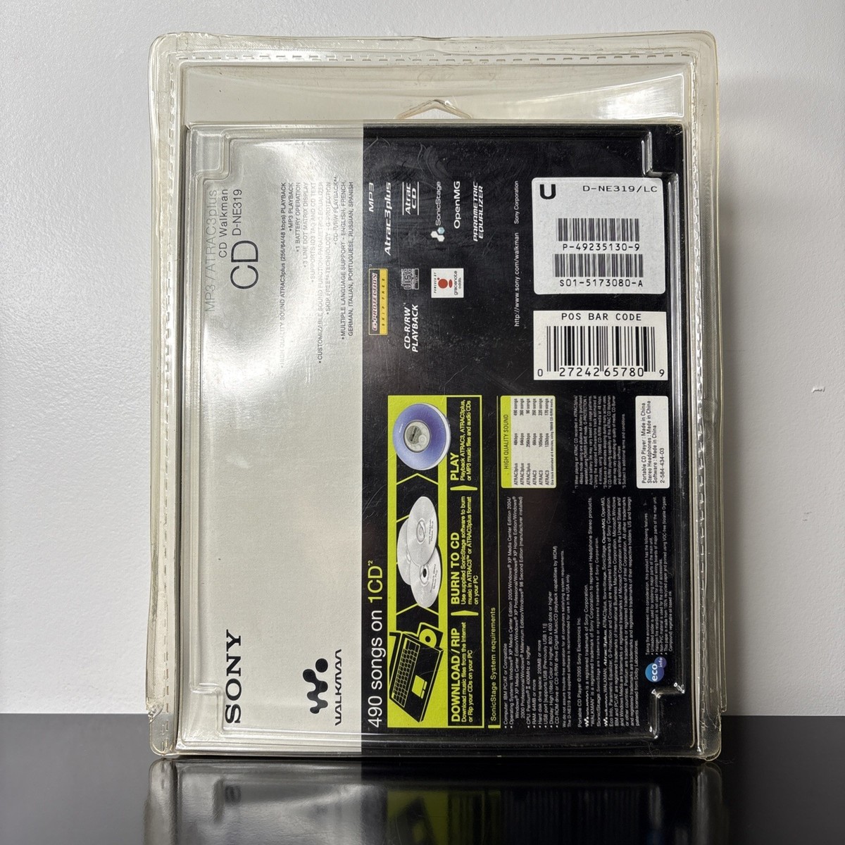 Sony D-ne319 Blue Atrac 3 Plus Mp3 CD Player Walkman for sale
