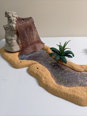 Schleich 42257 Safari Waterfall Watering Hole Playset Incomplete Rare Retired