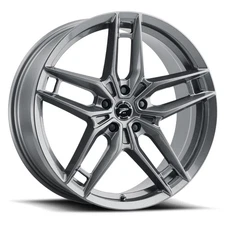 Platinum Wheels 464GN Lotus 17x8 +40 Gloss Gunmetal 5x114.3 5X4.5 (QTY 4)
