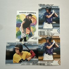 2023 UD Goodwin Champions Jackson Holliday RC - Splash of Color, Orange, Base