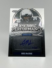 2021 Sage Premier Peak Performance Silver Auto Greg McCrae #PKA-GMc /25 (AU, RC)