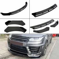 Glossy For Range Rover Sport Front Bumper Lip Spoiler Splitter Stabilizer AT
