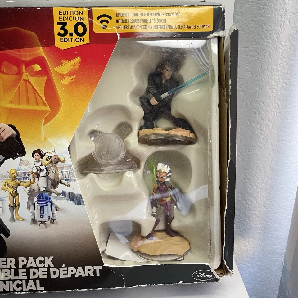 OPEN BOX RARE Disney Infinity 3.0 STAR WARS Starter Pack (FOR APPLE) - Image 4 of 4