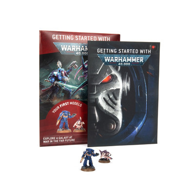 Getting Started with Warhammer 40,000 Beginner Set - 2 Miniatures + Materials
