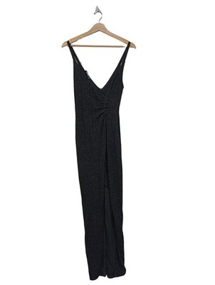 BERSHKA Trägerkleid Damen Kleid Gr. DE 36 schwarz Elegant