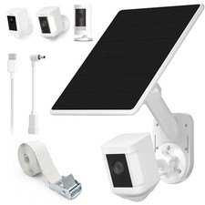 Solar Panel and 2-in-1 Wall Mount for Ring Camera,6W Solar Charger Mount