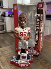 MICHAEL STRAHAN New York Giants XLII Super Bowl Champs Ring Base Bobblehead NIB!