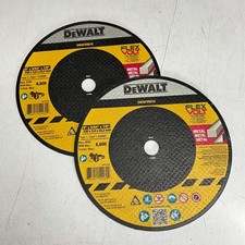 DEWALT 2 PACK Abrasive Cut-off Wheel 60 Grit 9" Dia X 5/64" THK DWAFV8918
