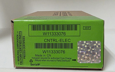Genuine OEM Whirlpool Refrigerator Control Board W11333076 New