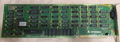 VINTAGE -- Hyundai Mono Graphics Card E40080004 ISA Controller Vintage PC 8 BIT