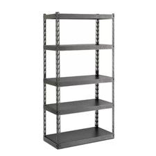 5-Tier Steel Garage Storage Shelving Unit with EZ Connect 36 In. W X 72 In. H X