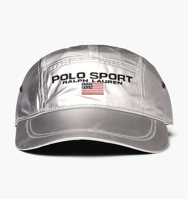 polo sport silver 5 panel cap