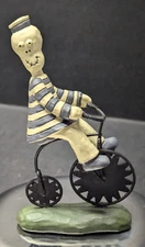 Blossom Bucket Halloween Ghoul on Bike Suzi Skoglund 2010 Figurine 4"H Rare