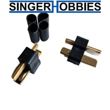 WS DEANS COMPANY WSD1311 Ultra Plug HB Male 2 Pack for 12-16 Gauge Wire HH