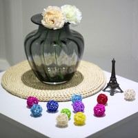 Hand Blown Jar Shaped Glass Vase Ribbed Design Home Art Decor Living Room Y0x0 Hand Blown Jar Shaped Glass Vase Ribbed Design Home Art Decor Living Room Y0x0