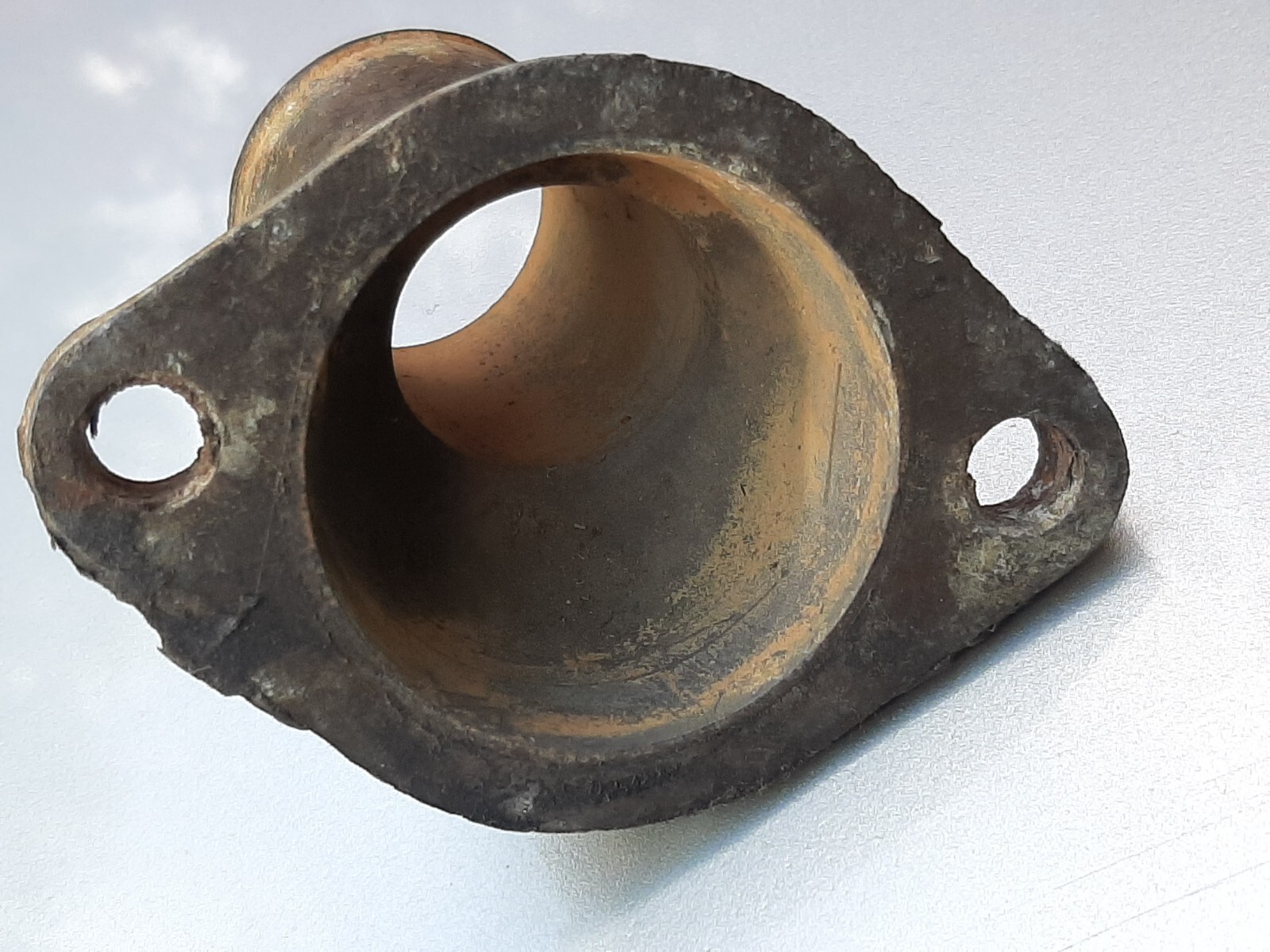 Pontiac Thermostat Housing Water Neck Cast Aluminum 19641970 eBay