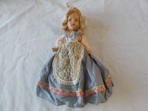 Composition Doll Dutch Girl 11 In Vintage - Picture 8 of 8