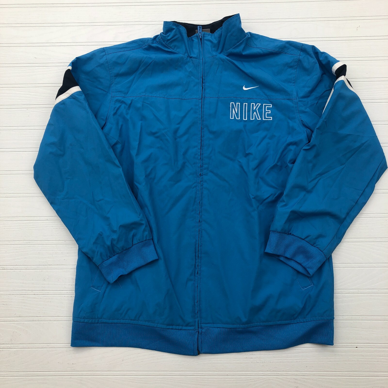 Full Zip Rain Jacket NIKE Swoosh Logo 