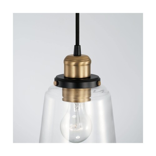 Capital Lighting 3718AD-135 Fallon Urban/Industrial Clear Glass Pendant Light... - Picture 5 of 7