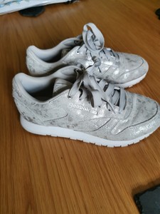 reebok classic leather silver