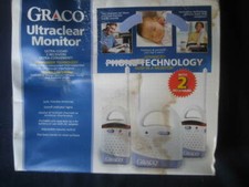NEW Graco UltraClear Multi-Channel Baby Monitor Sound  Lights Phone Technology